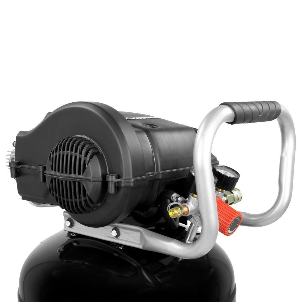 2025 Compresor de aire eléctrico portátil vertical Husky 20 galones, 200 PSI, sin aceite – Modelo C202H