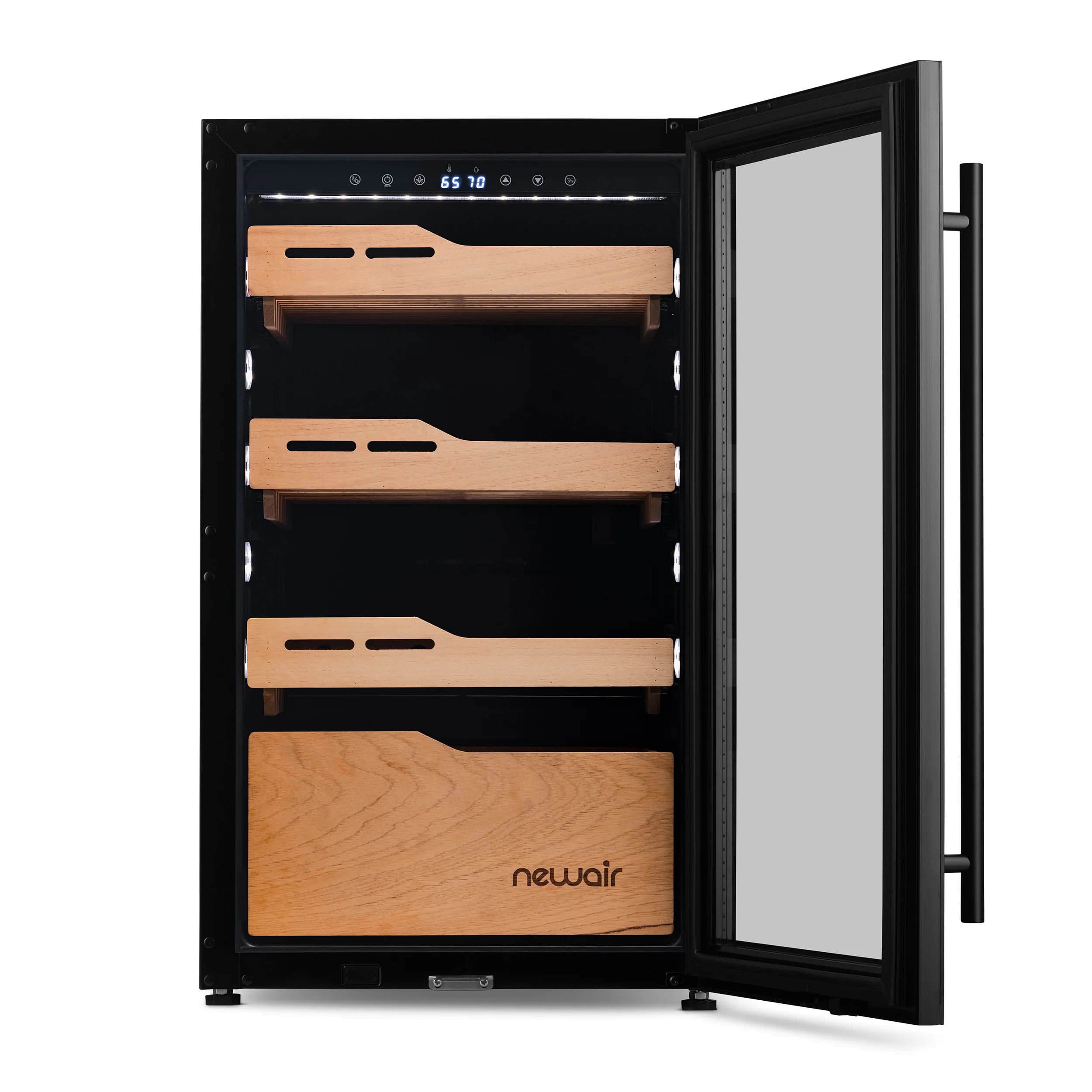 2025 Newair® Humidor Eléctrico para Puros – Gran Capacidad