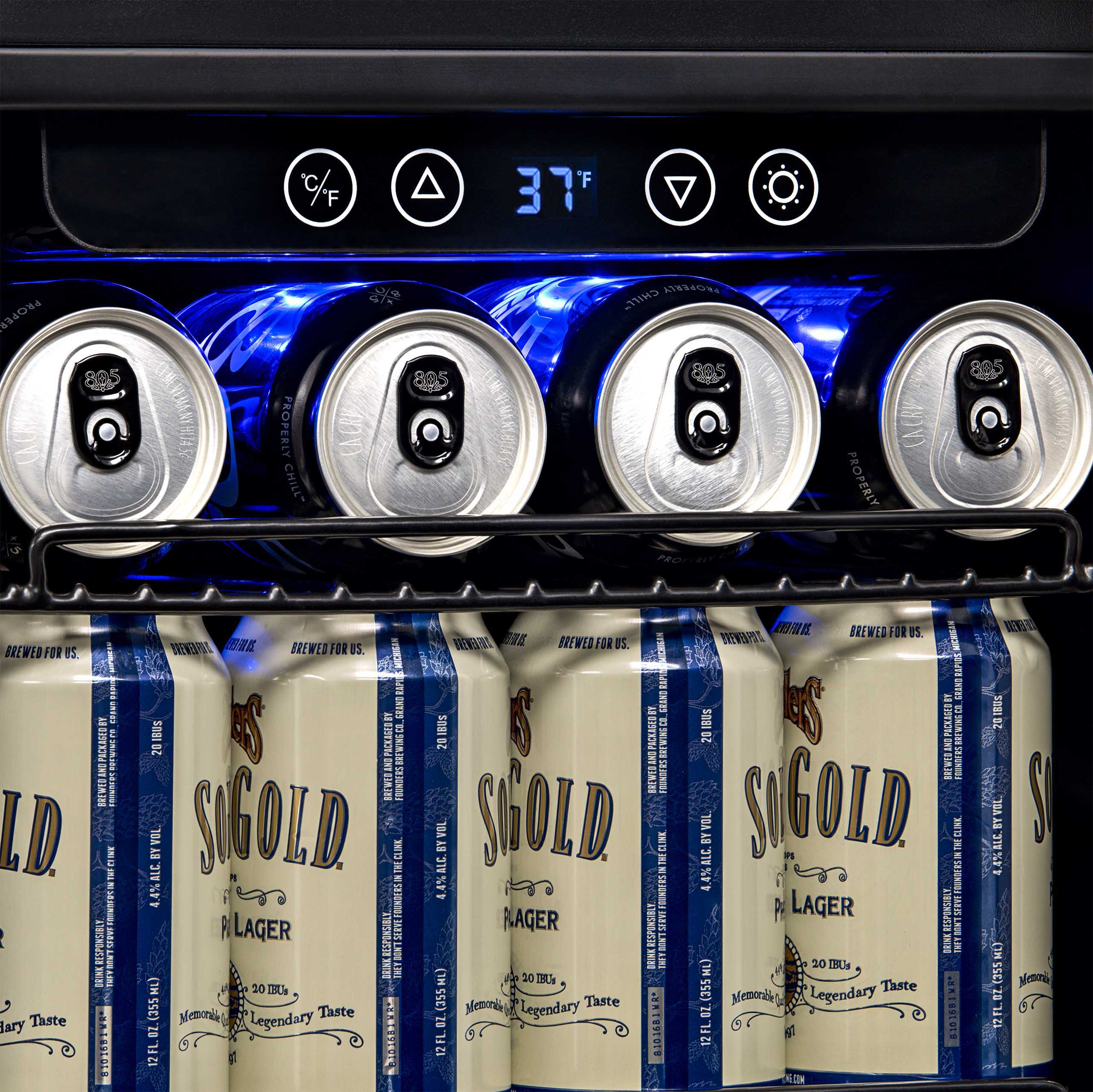 2025 Newair® Refrigerador de Bebidas Empotrable de Acero Inoxidable - 96 Latas - 15”
