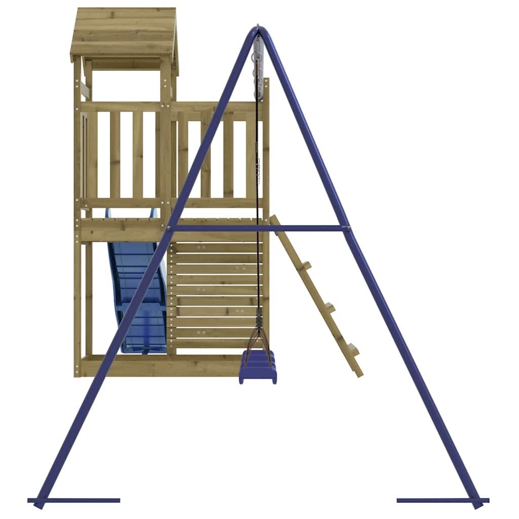 Parque Infantil De Exterior Madera De Pino Impregnada Vidaxl