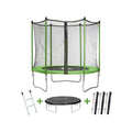 Cama Elástica "yoopi" - Ø 1.8 M - Con Red + Escalera + Cubierta De Protección + Kit De Anclaje