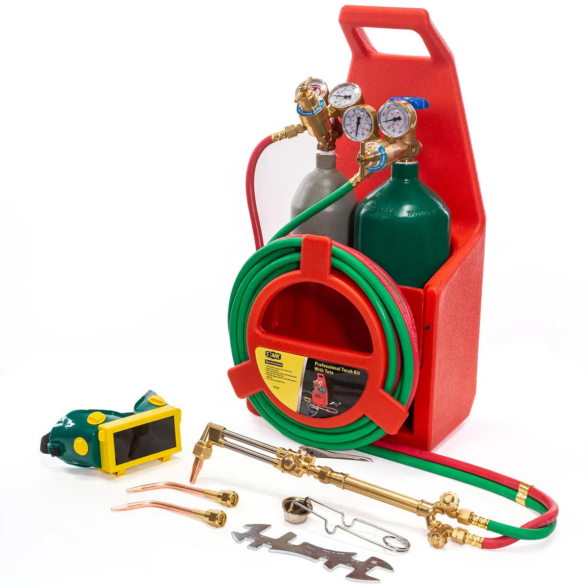 Kit regulador de gas oxígeno-acetileno para sopletes de soldadura y corte – tipo Victor
