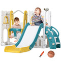 Tobogán Infantil 6 En 1 Con Columpio Y Tobogán Multicolor