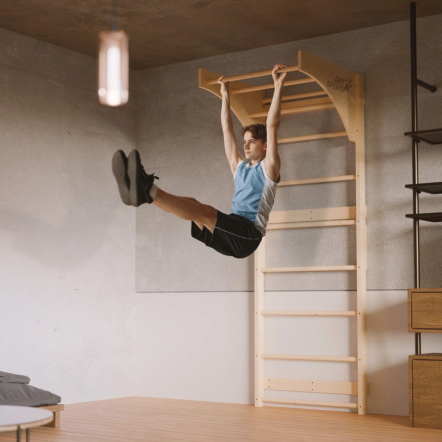 2025 Barra de Escalada de Pared para Adultos – Entrenamiento Funcional en Casa