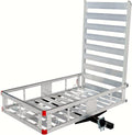 2025 Portaequipajes de aluminio con rampa de 119 cm para enganche – 1 pieza
