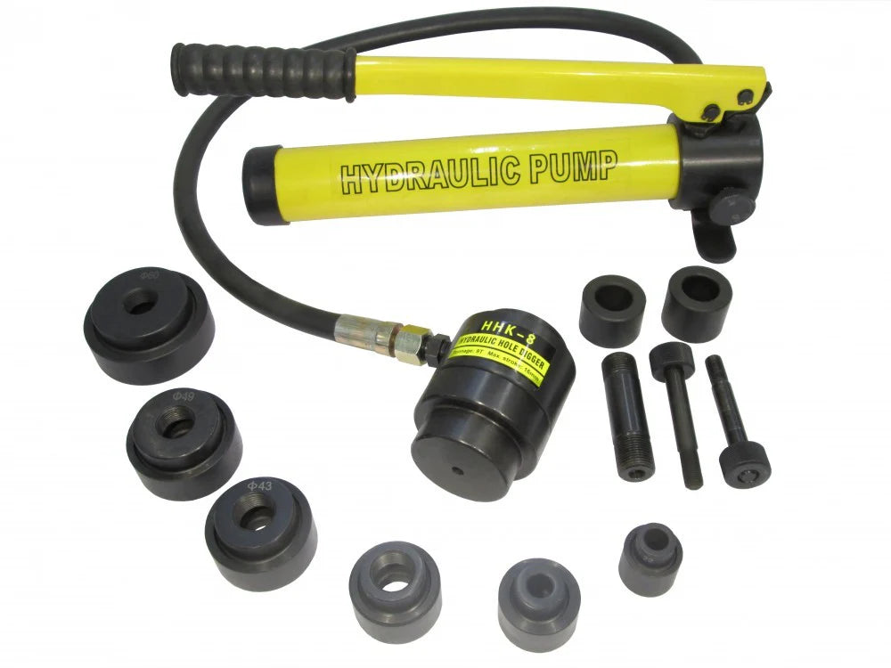 2025 Punzonadora hidráulica para chapa 9T / Ø16–51 mm – Modelo K-8-A