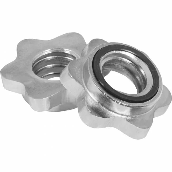 2025 Set de mancuernas cortas de fundición Gripper 30 kg plateado