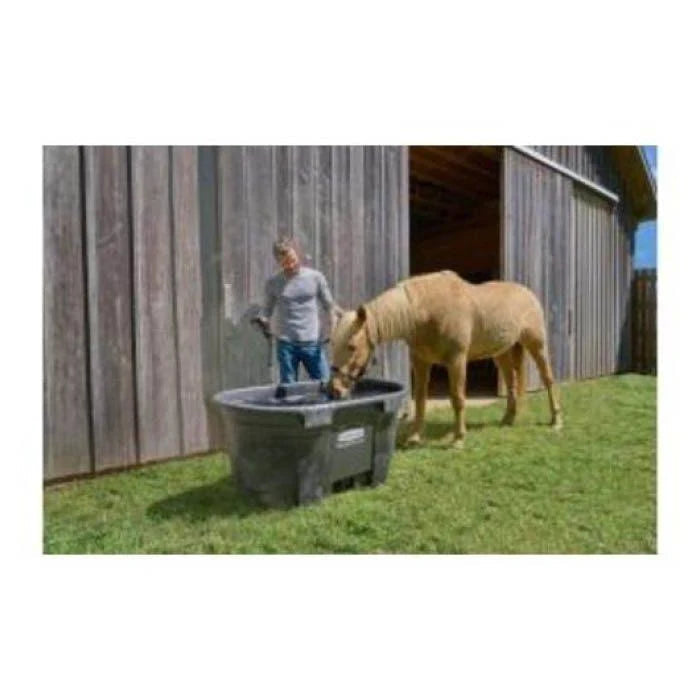 2025 Tanque de Existencias Rubbermaid FG424500BLA, Capacidad de 150 Gal, Plástico, Negro