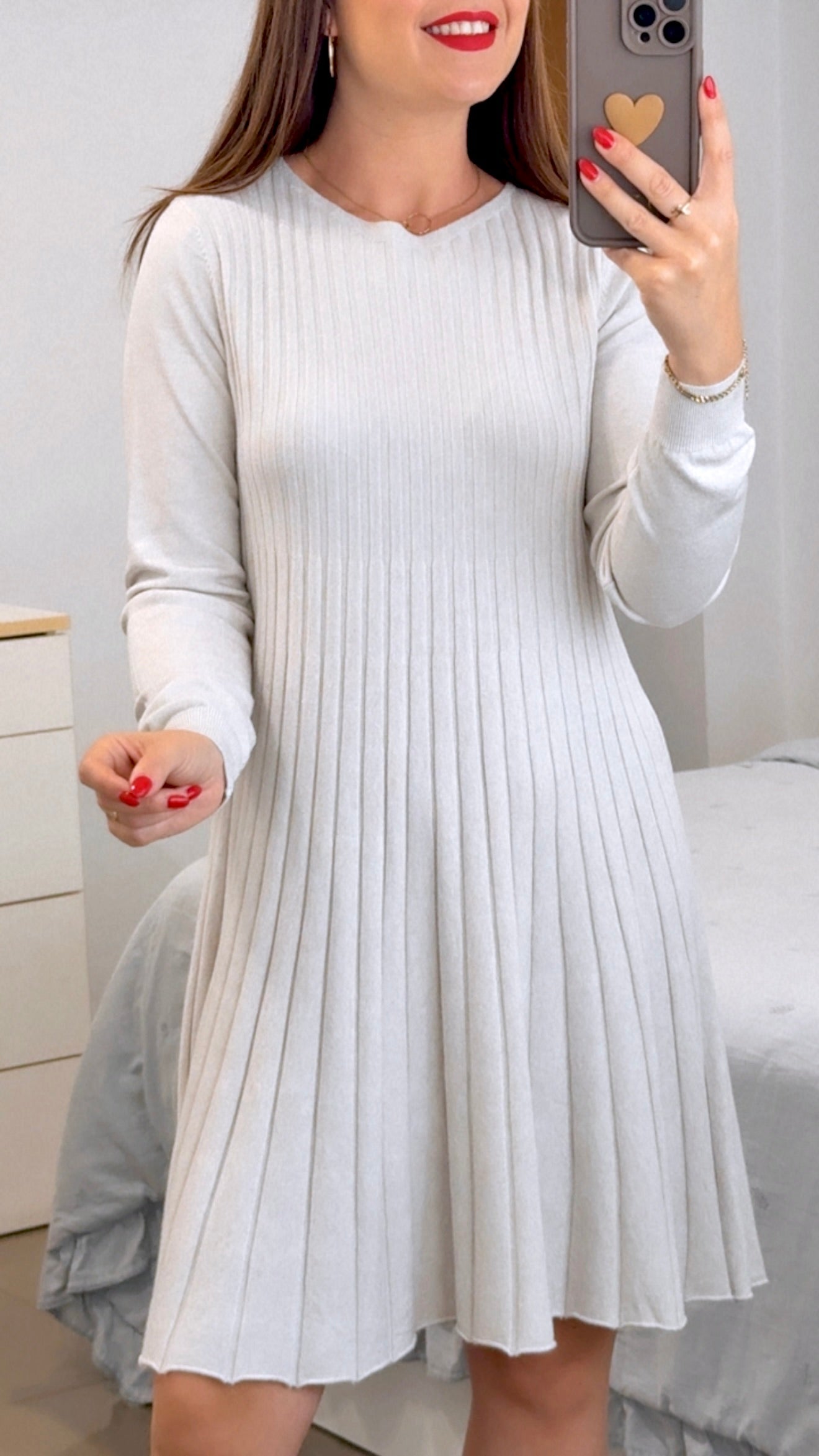 VESTIDO PUNTO EVASE