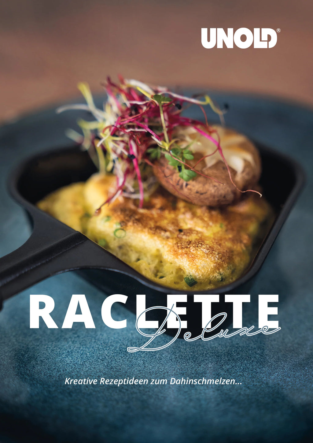 2025 Raclette Finesse Basic con libro de recetas – Raclette compacta para 2 a 4 personas