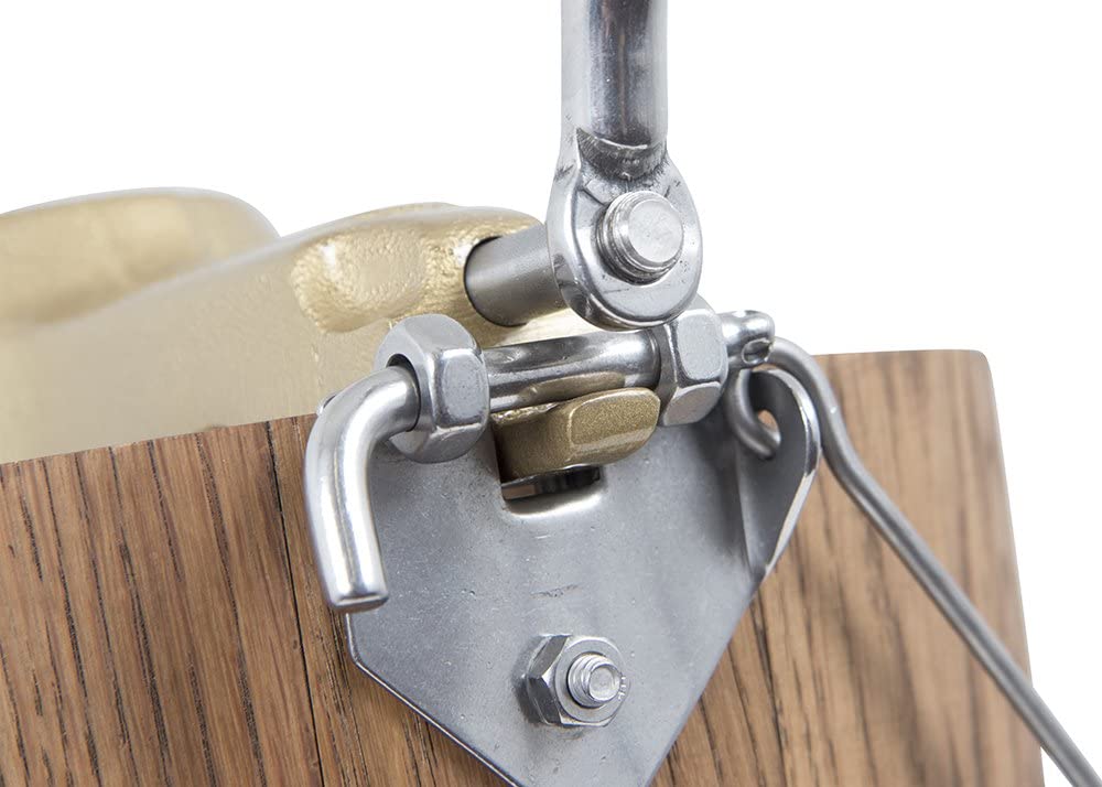 Heladera rústica de 6 pintas – Cubo clásico de madera – Manivela manual