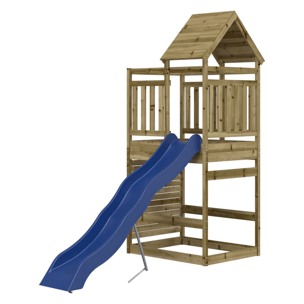 Parque Infantil De Exterior Madera De Pino Impregnada Vidaxl